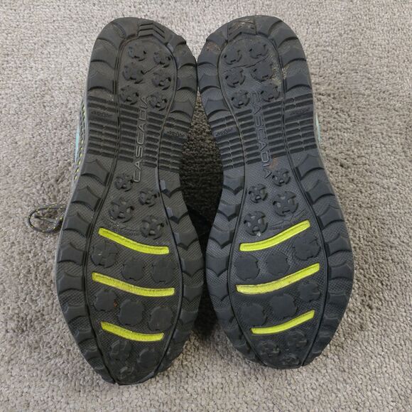 Brooks Cascadia 6 Womens Size 7.5 Trail Running Shoes Yellow Gray Low Top - Picture 2 of 9